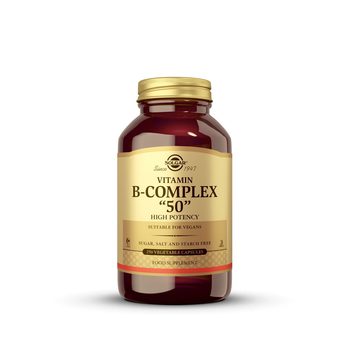 Solgar® Vitamin B-Complex ''50'' High Potency Vegetable Capsules - Greenlands Health Store