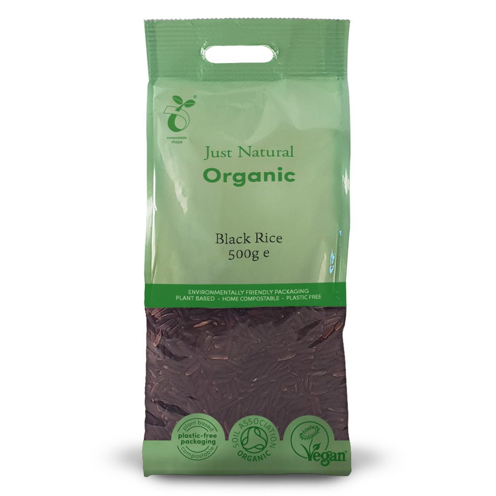 Organic Black Rice 500g - Greenlands Health Store