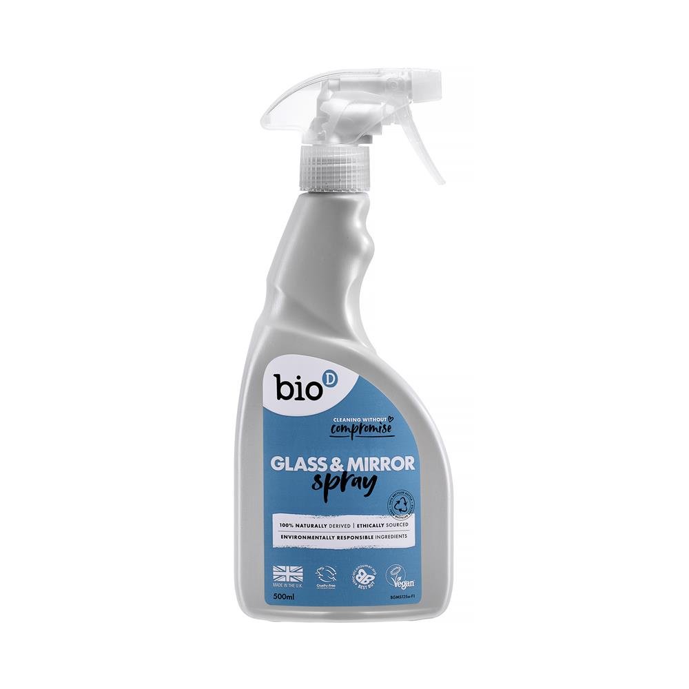 Glass & Mirror Cleaner Spray 500ml - Greenlands Health Store