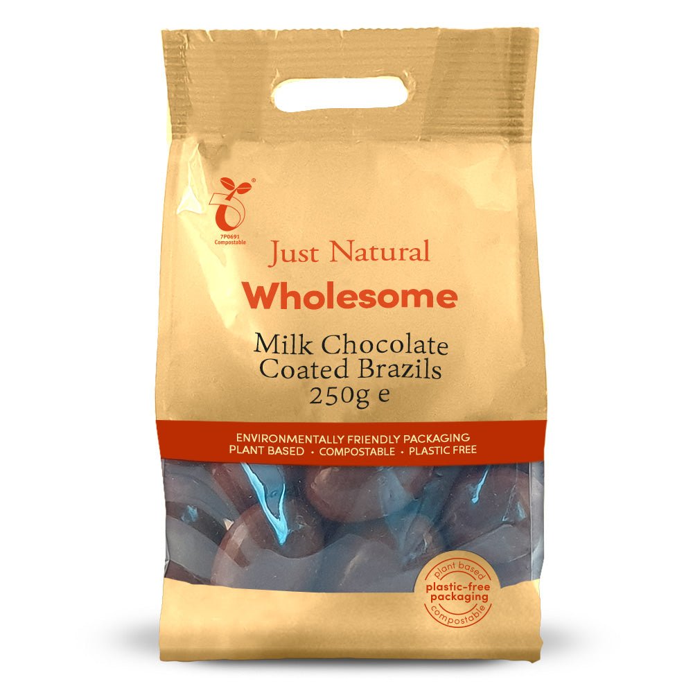 Milk Chocolate Coated Brazils 250g - Greenlands Health Store