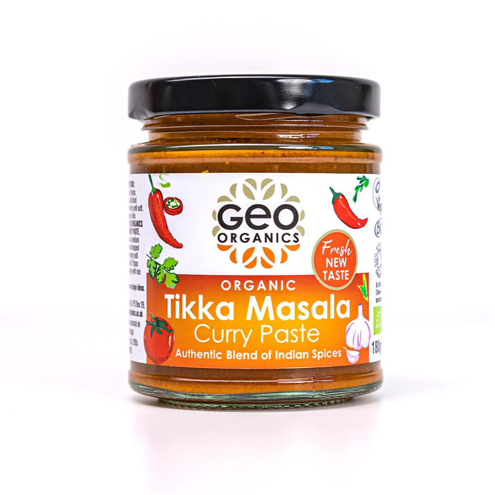 Pastes - Organic Tikka Masala Curry Paste 180g - Greenlands Health Store