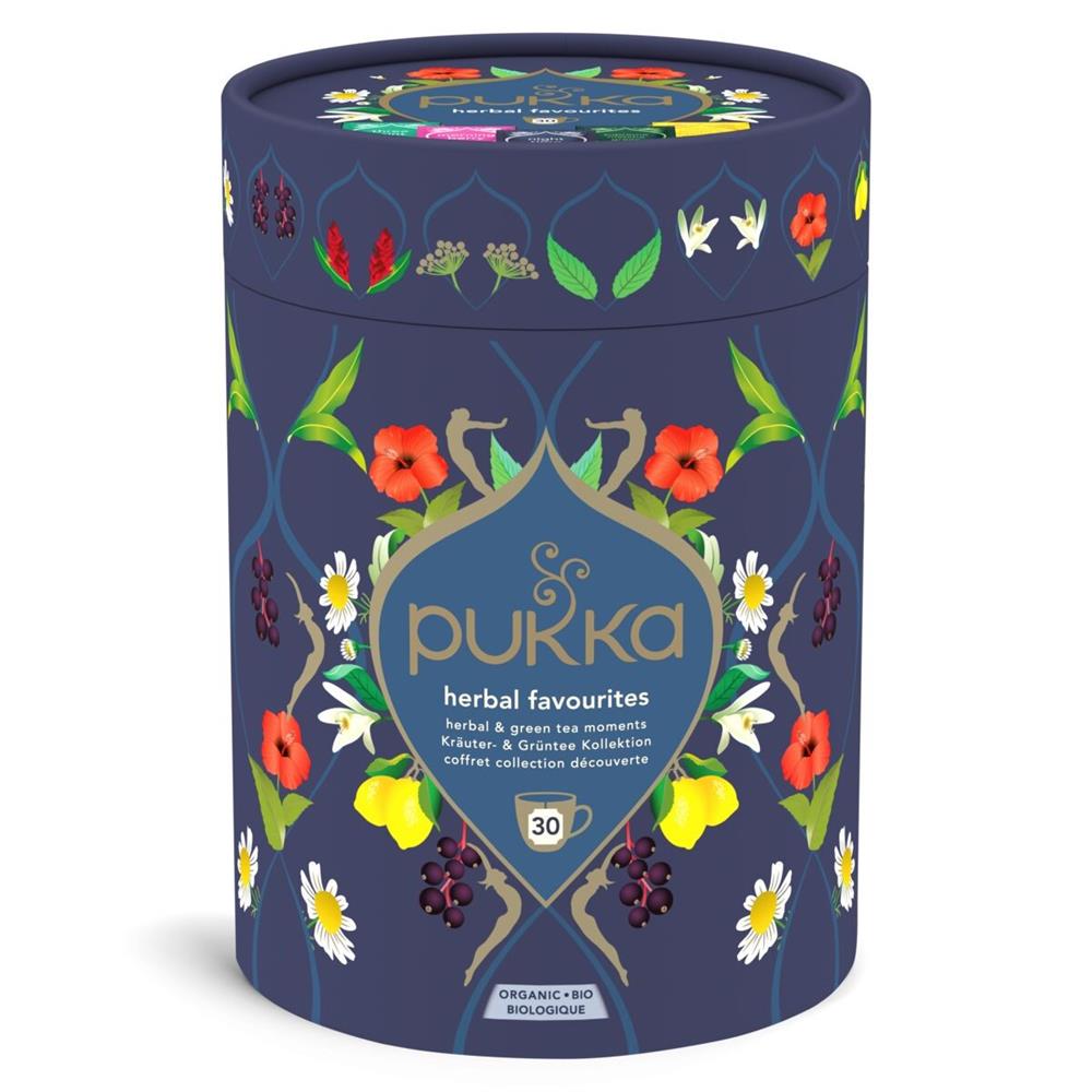 Organic Pukka Herbal Favourites Collection 30 Sachets - Greenlands Health Store