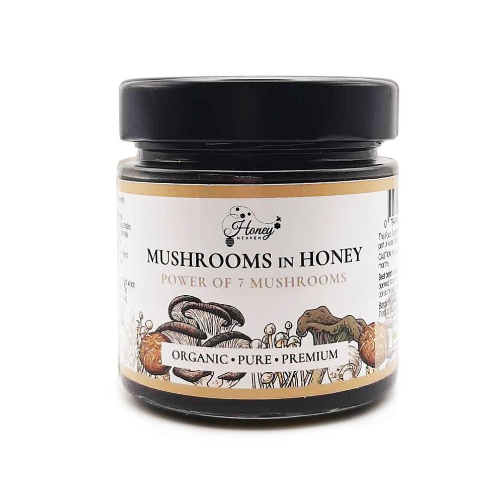 Honey Heaven Organic Mushroom Honey 300g - Greenlands Health Store
