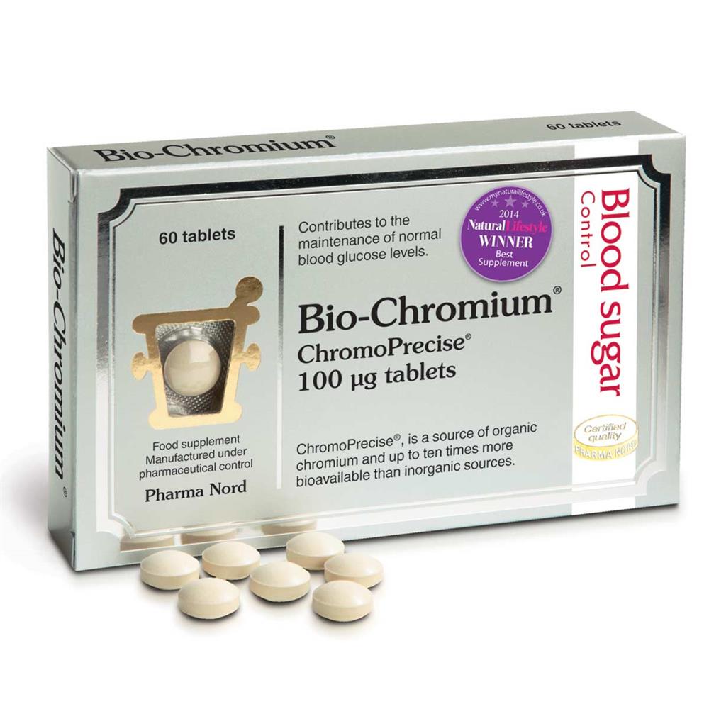 Bio - Chromium Blood Sugar Control 60 tablets - Greenlands Health Store
