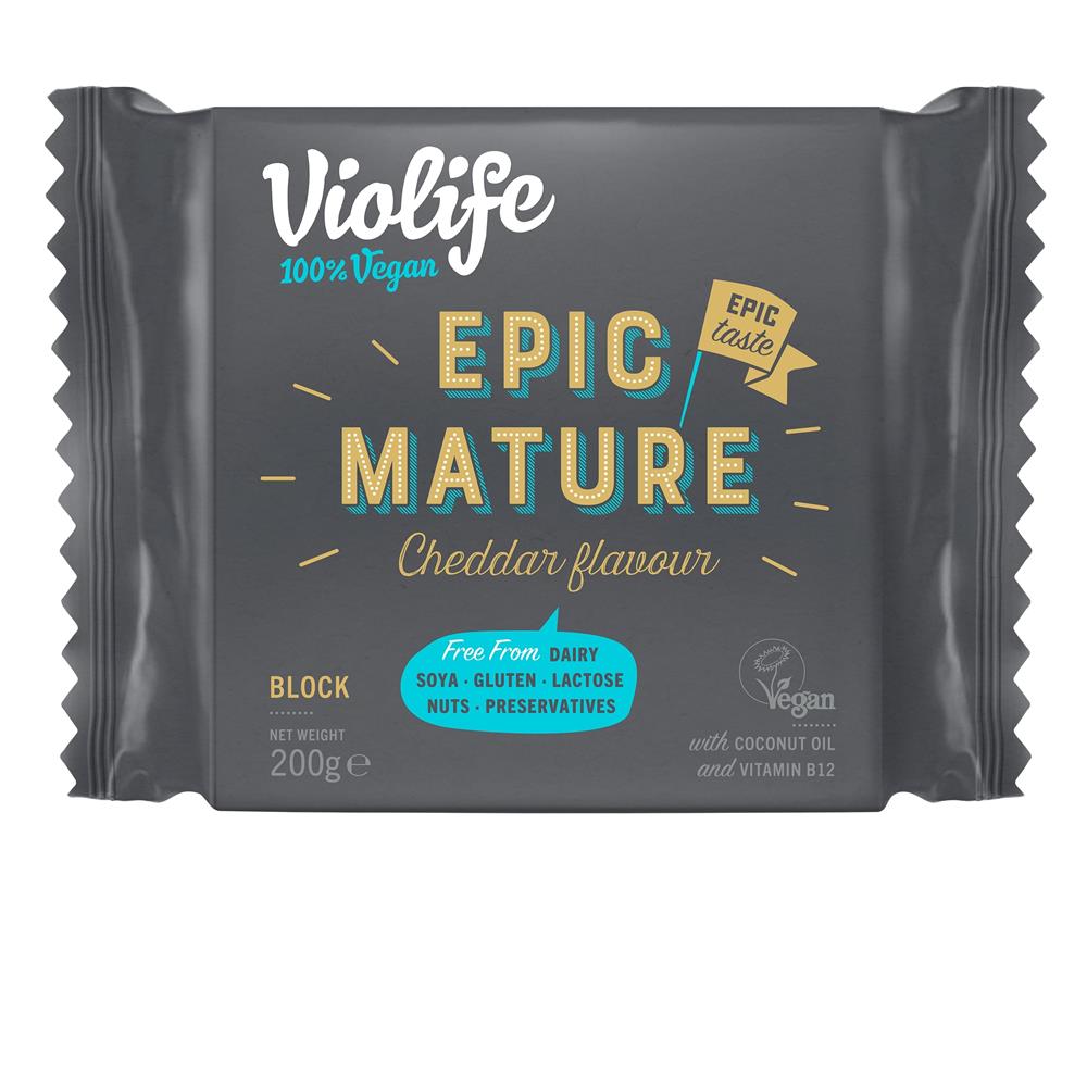 Violife Epic Cheddar Block 200g - Greenlands Health Store
