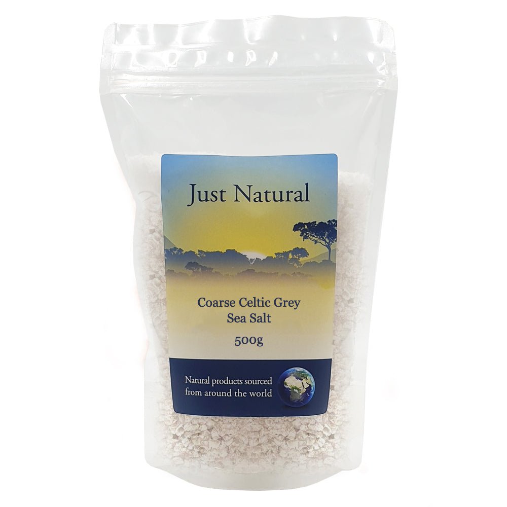Coarse Celtic Grey Sea Salt (Sel de Guerande) Unrefined 500g - Greenlands Health Store