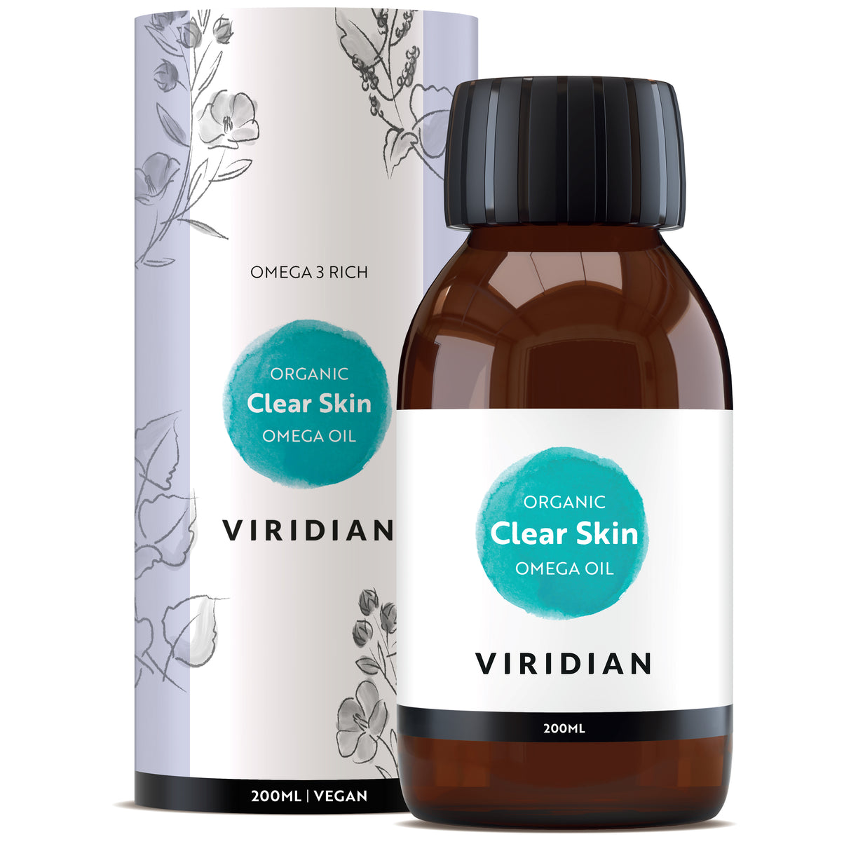 Viridian 100% Organic Clear Skin Omega Oil - Greenlands Health Store