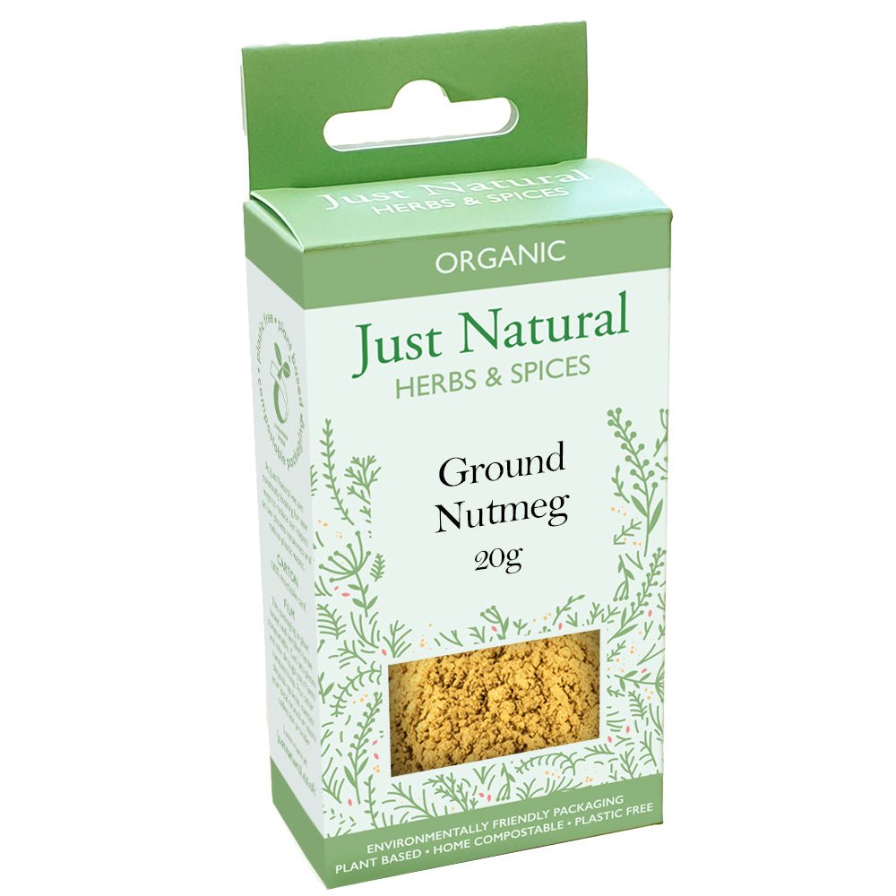Organic Ground Nutmeg (Box) 20g - Greenlands Health Store