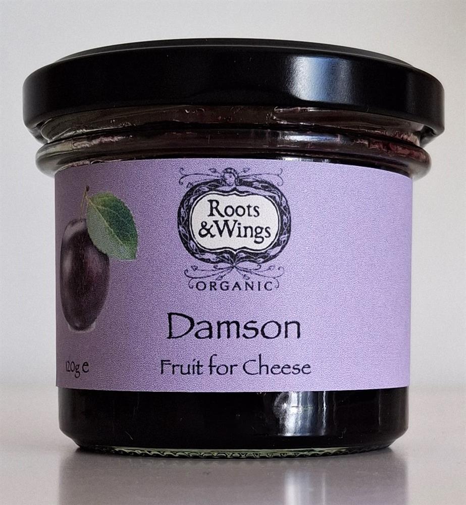 Roots & Wings Organic Damson Fruit for Cheese 120g - Greenlands Health Store