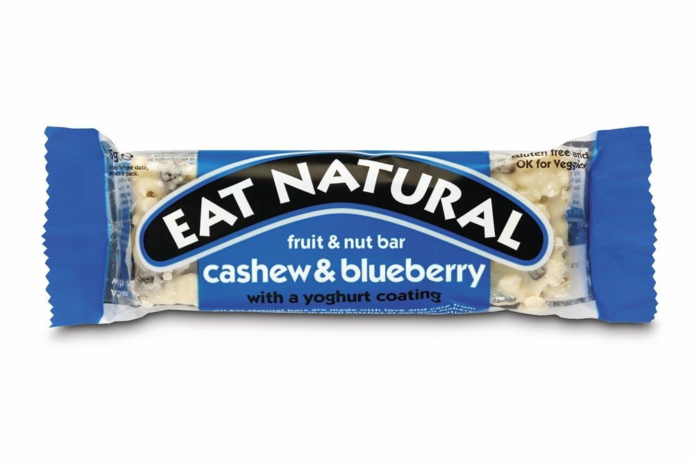 Blueberries Cashews & Yoghurt Coating bar 40g - Greenlands Health Store