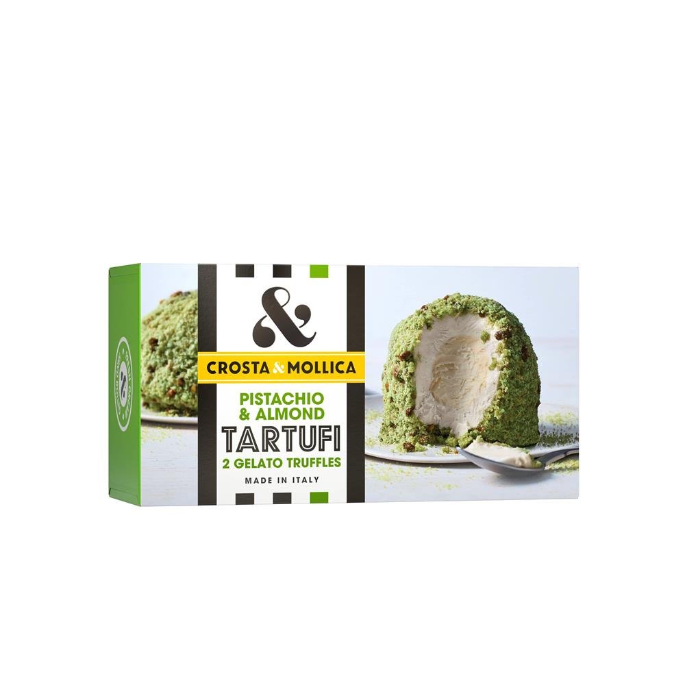 Tartufi Gelato Pistachio & Almond 2x104g - Greenlands Health Store