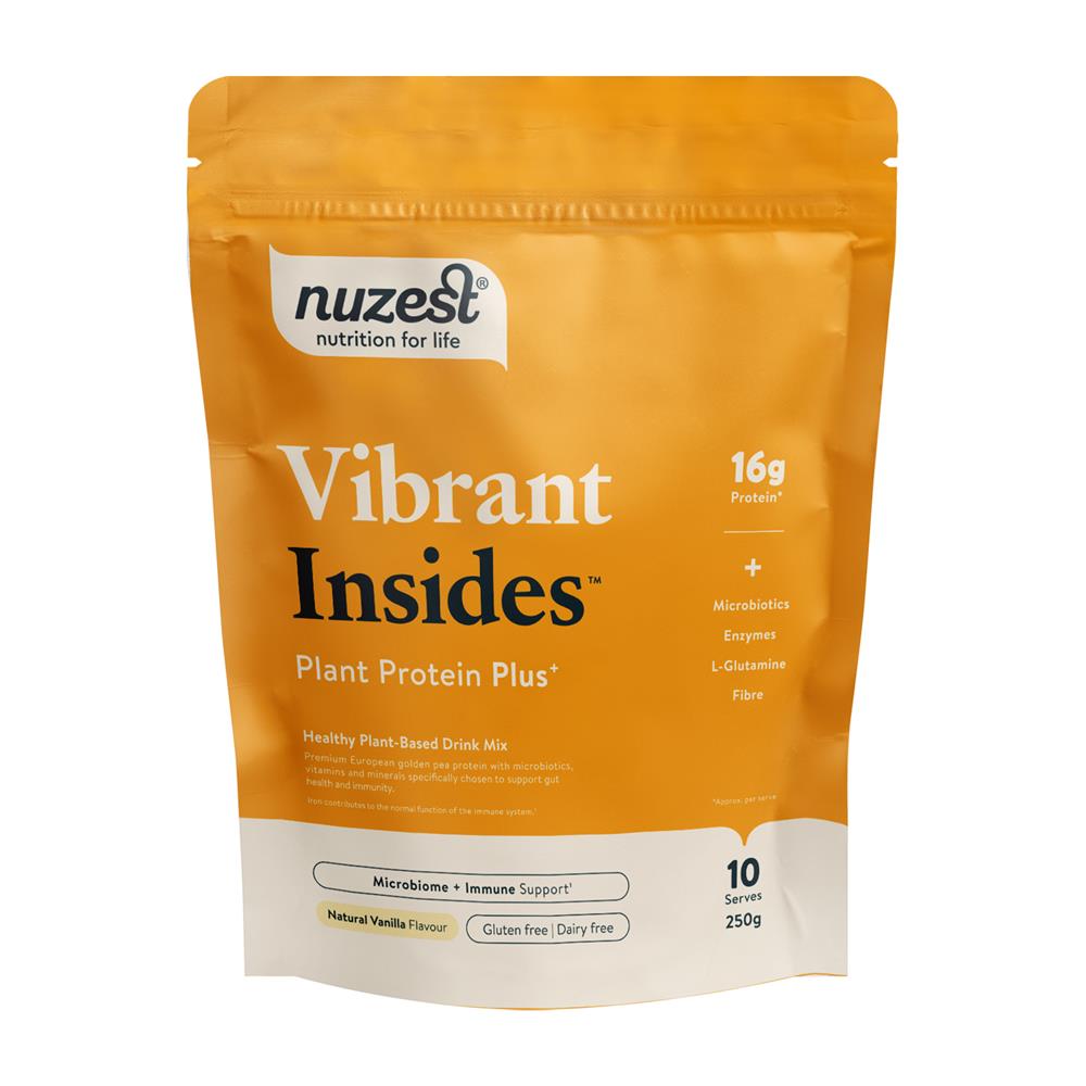 Nuzest Protein Plus Vibrant Insides Vanilla 300g - Greenlands Health Store