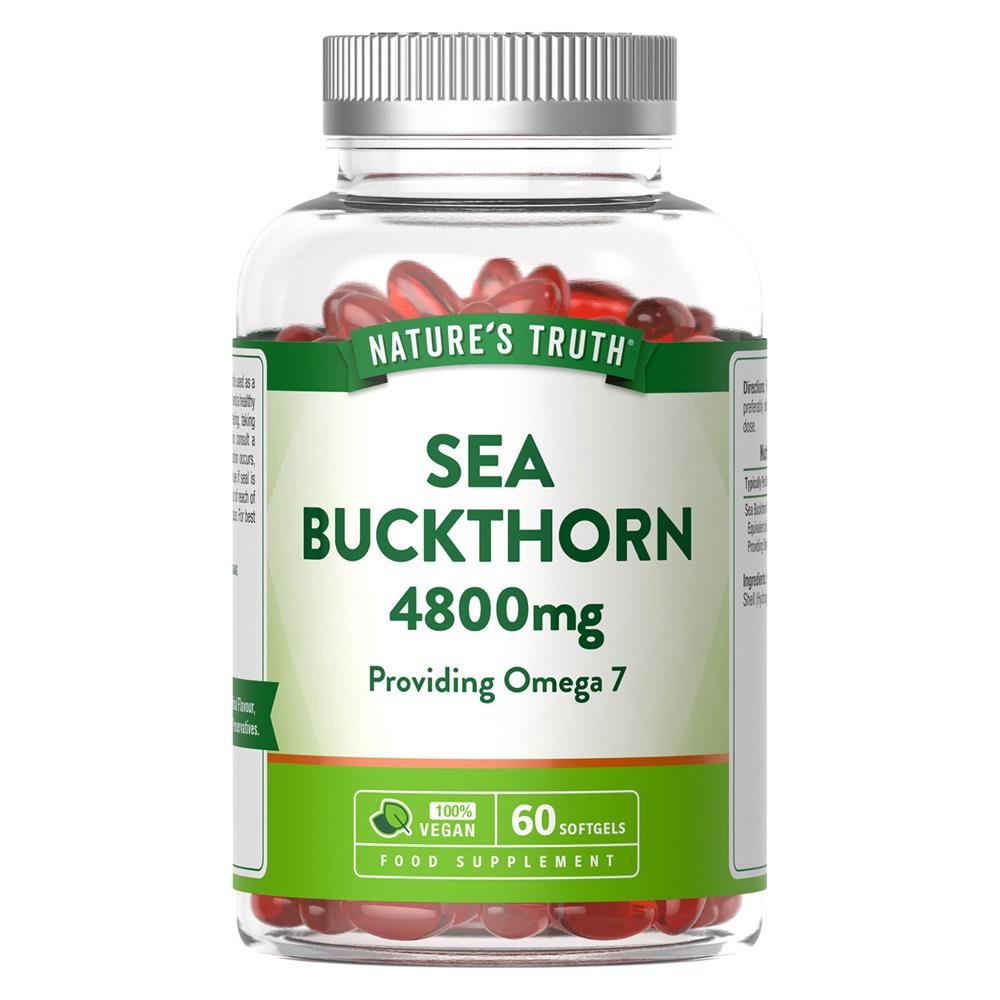 Sea Buckthorn 4800mg 60 Softgels - Greenlands Health Store