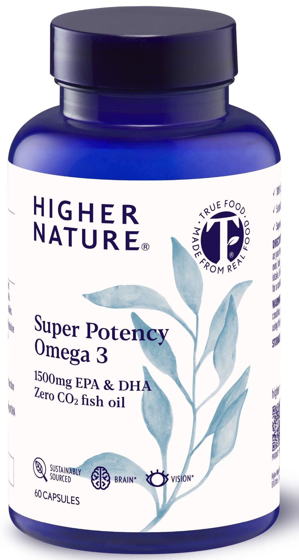 Pure omega 3 fish oil 60 capsules - Greenlands Health Store