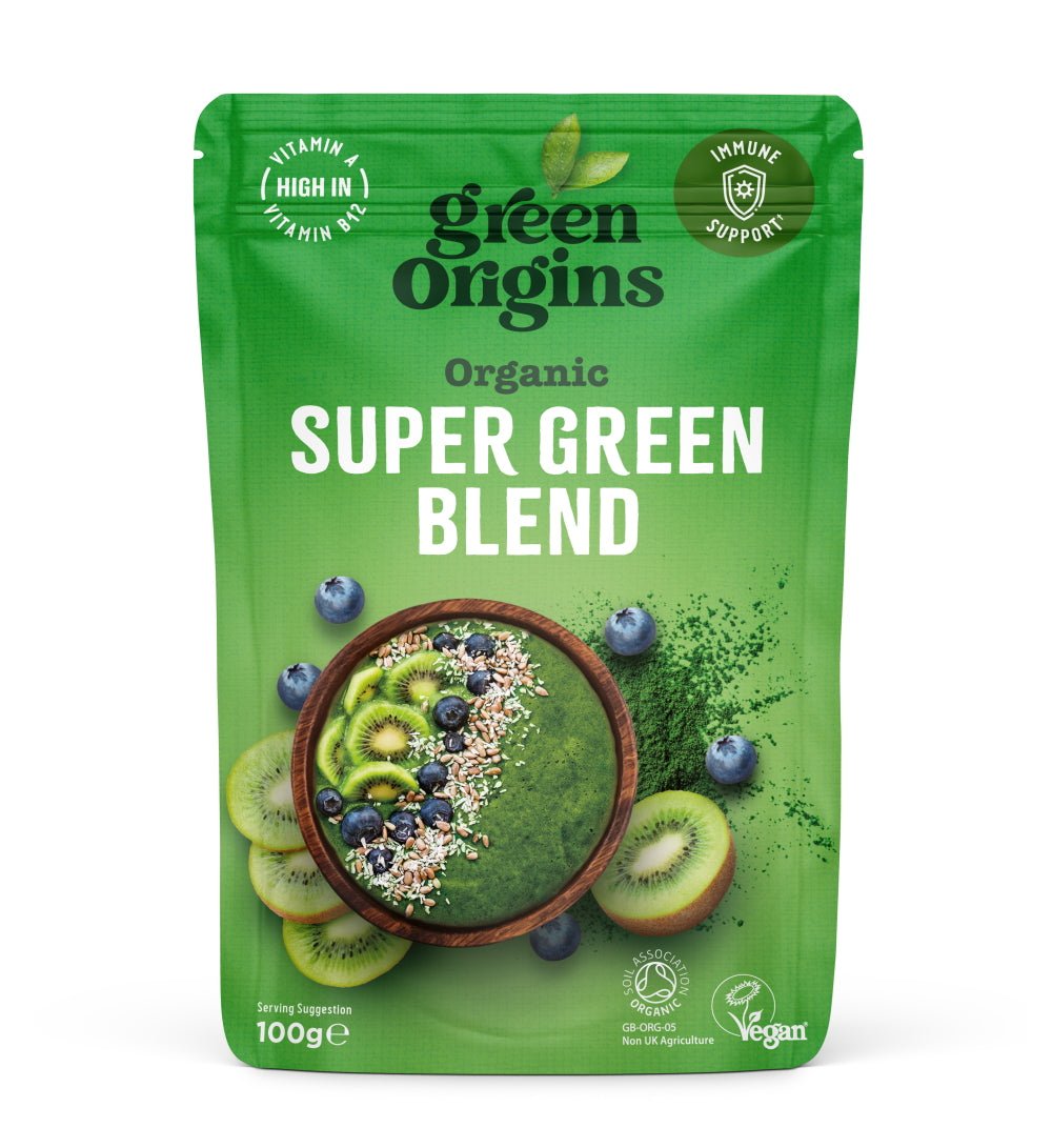 Organic Super Green Blend 100g - Greenlands Health Store