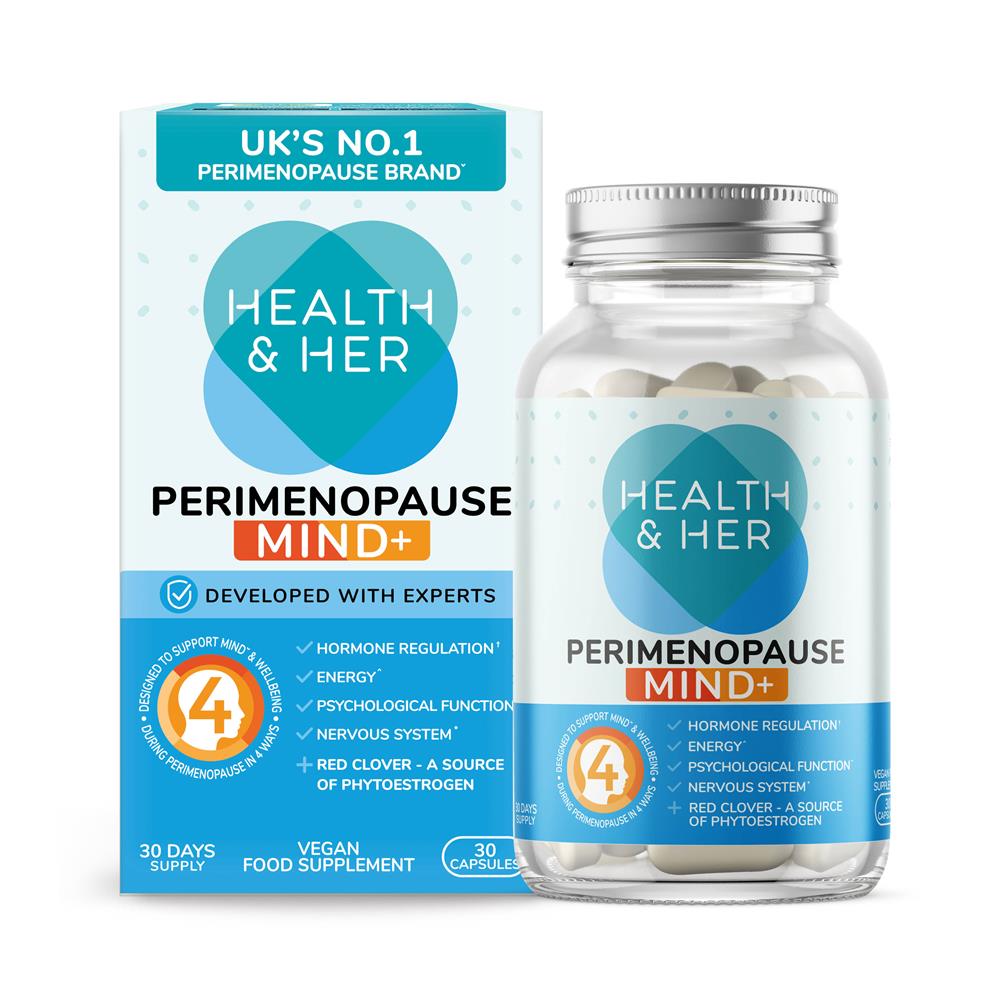 Health & Her Perimenopause Mind+ Multi Nutrient Supplement 30 Cap - Greenlands Health Store