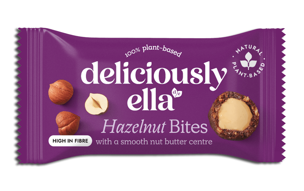 Deliciously Ella Hazelnut Nut Butter Bites 36g - Greenlands Health Store