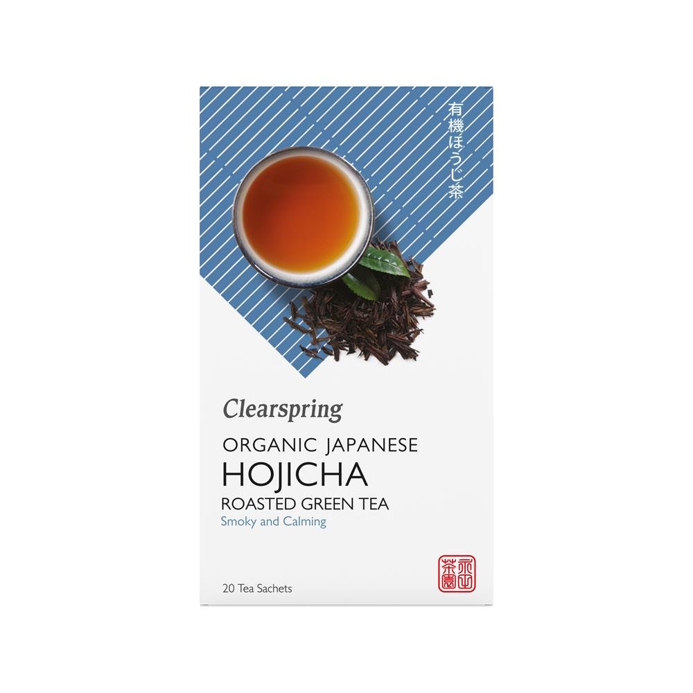 Organic Hojicha Japanese Roasted Green Tea 20 bags - Greenlands Health Store