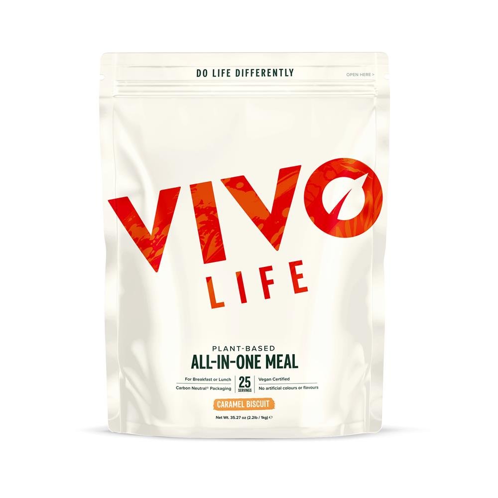 Vivo Life All - In - One Meal Caramel Biscuit 1kg - Greenlands Health Store