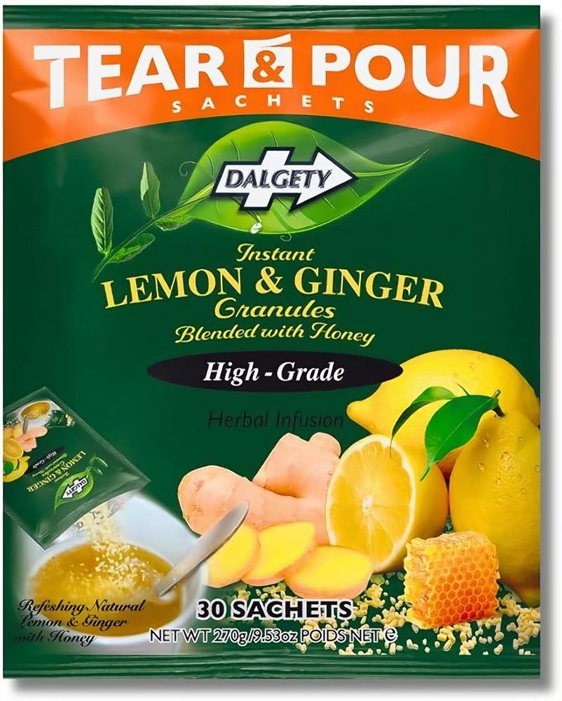 Dalgety Instant Lemon & Ginger 30 Sachets - Greenlands Health Store