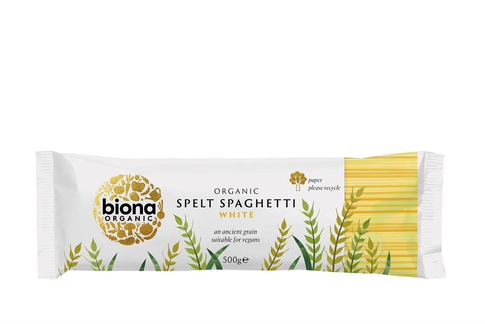 Spelt Spaghetti Pasta - White Organic 500g - Greenlands Health Store