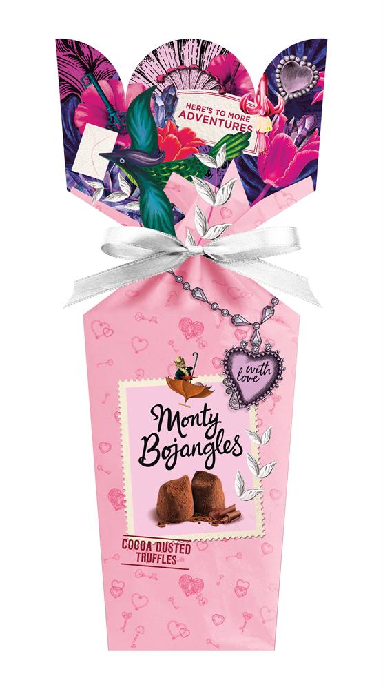 Choccy Scoffy Cocoa Dusted Truffles Bouquet Gift Box 110g - Greenlands Health Store