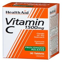 Vitamin C 1500mg - Prolonged Release Tablets 30's - Greenlands Health Store