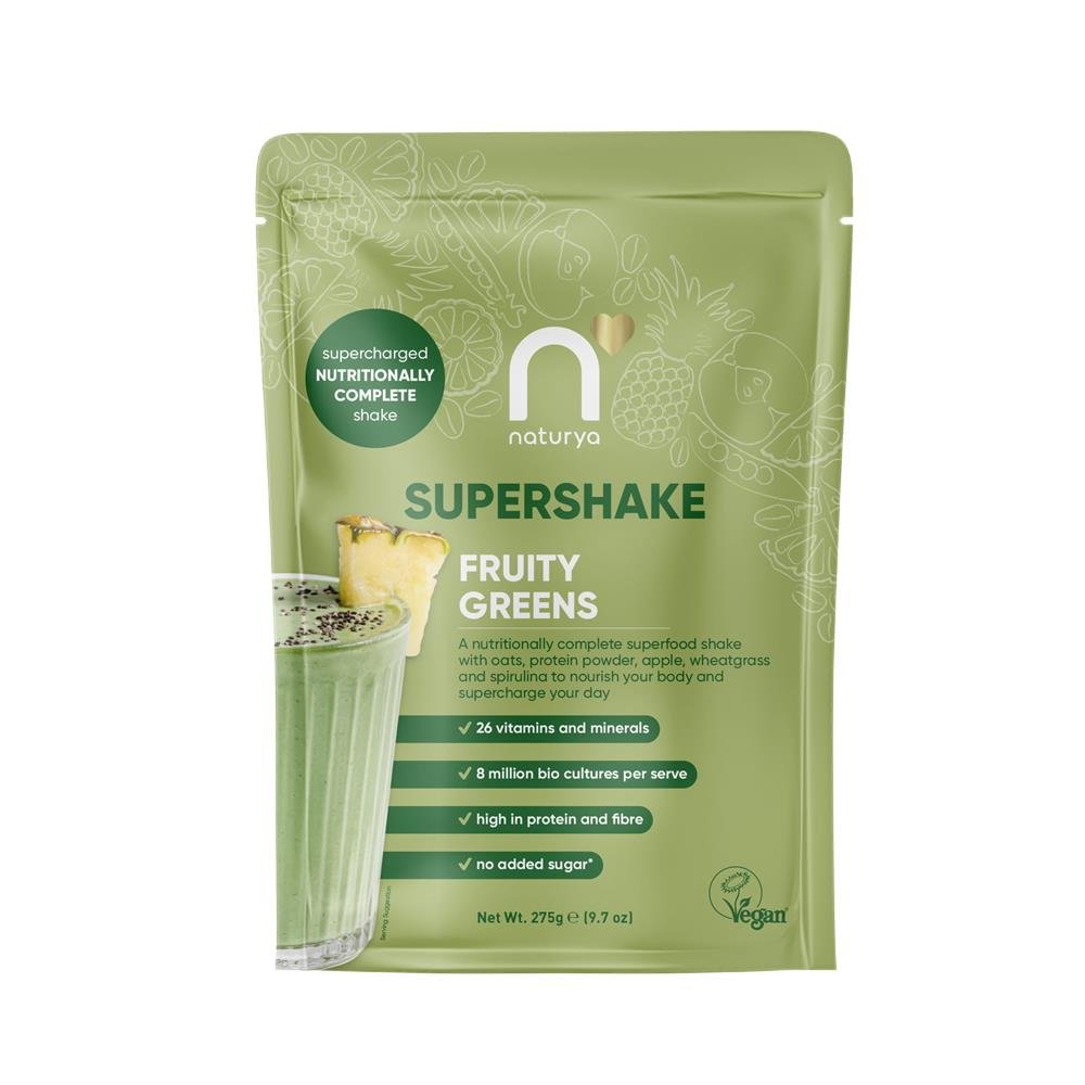 Naturya SuperShake Fruity Greens 275g - Greenlands Health Store