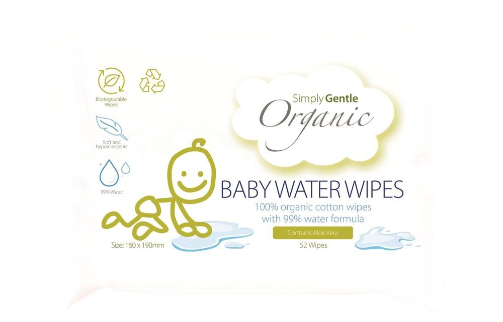 Organic Baby Wipes 52's - Greenlands Health Store