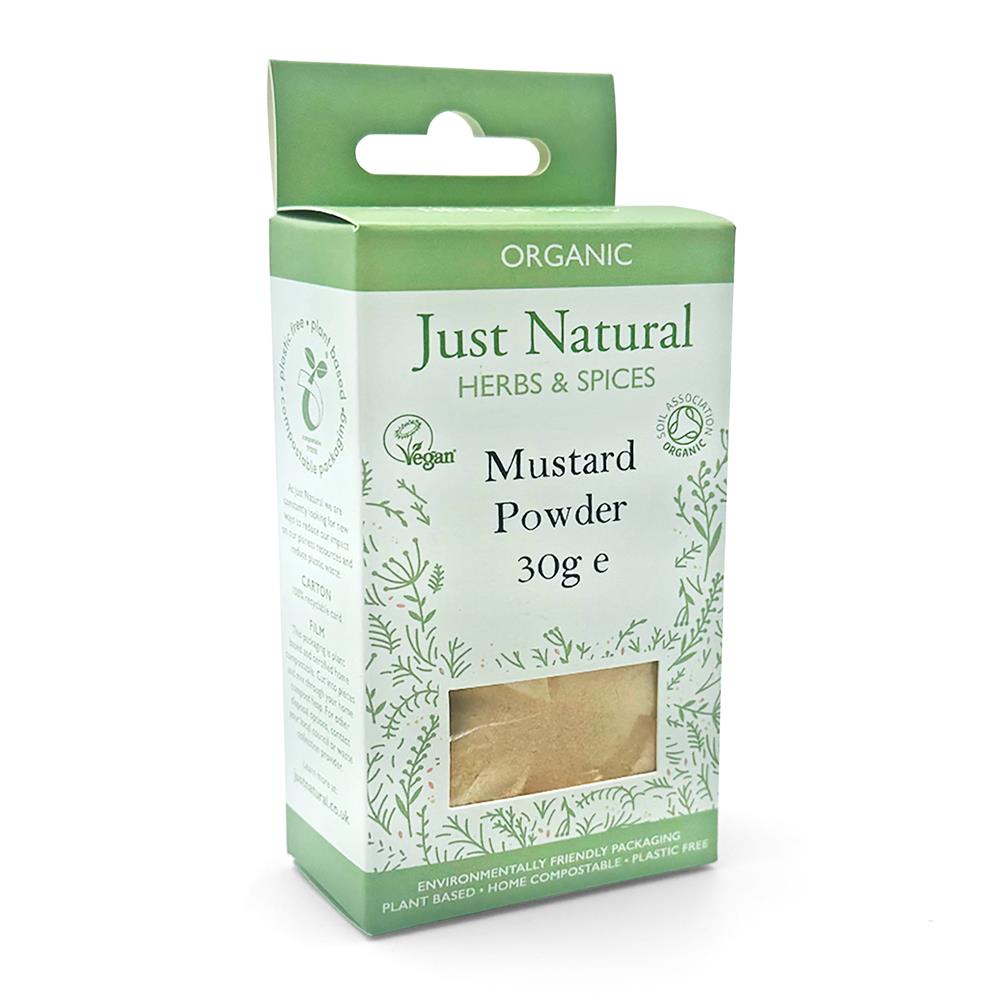 Organic Mustard Powder (Box) 30g - Greenlands Health Store
