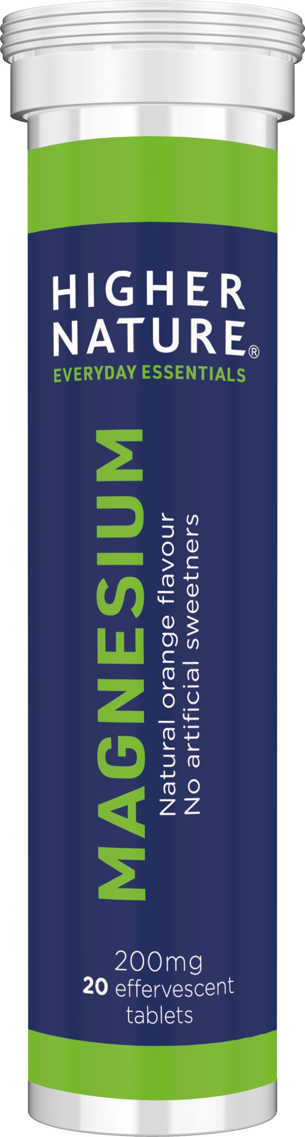 Higher Nature - Magnesium Effervescent 20 Tablets - Greenlands Health Store
