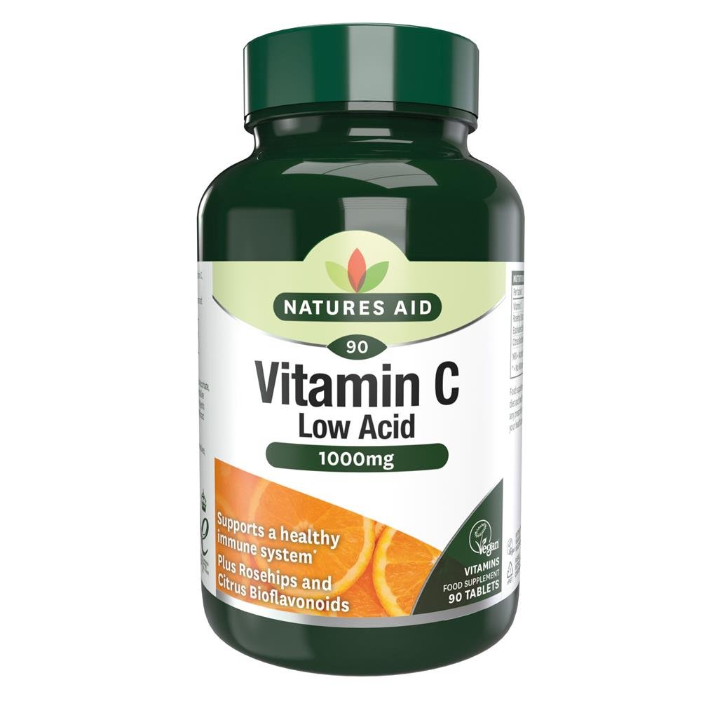Vit C - 1000mg Low Acid 90 Tablets - Greenlands Health Store
