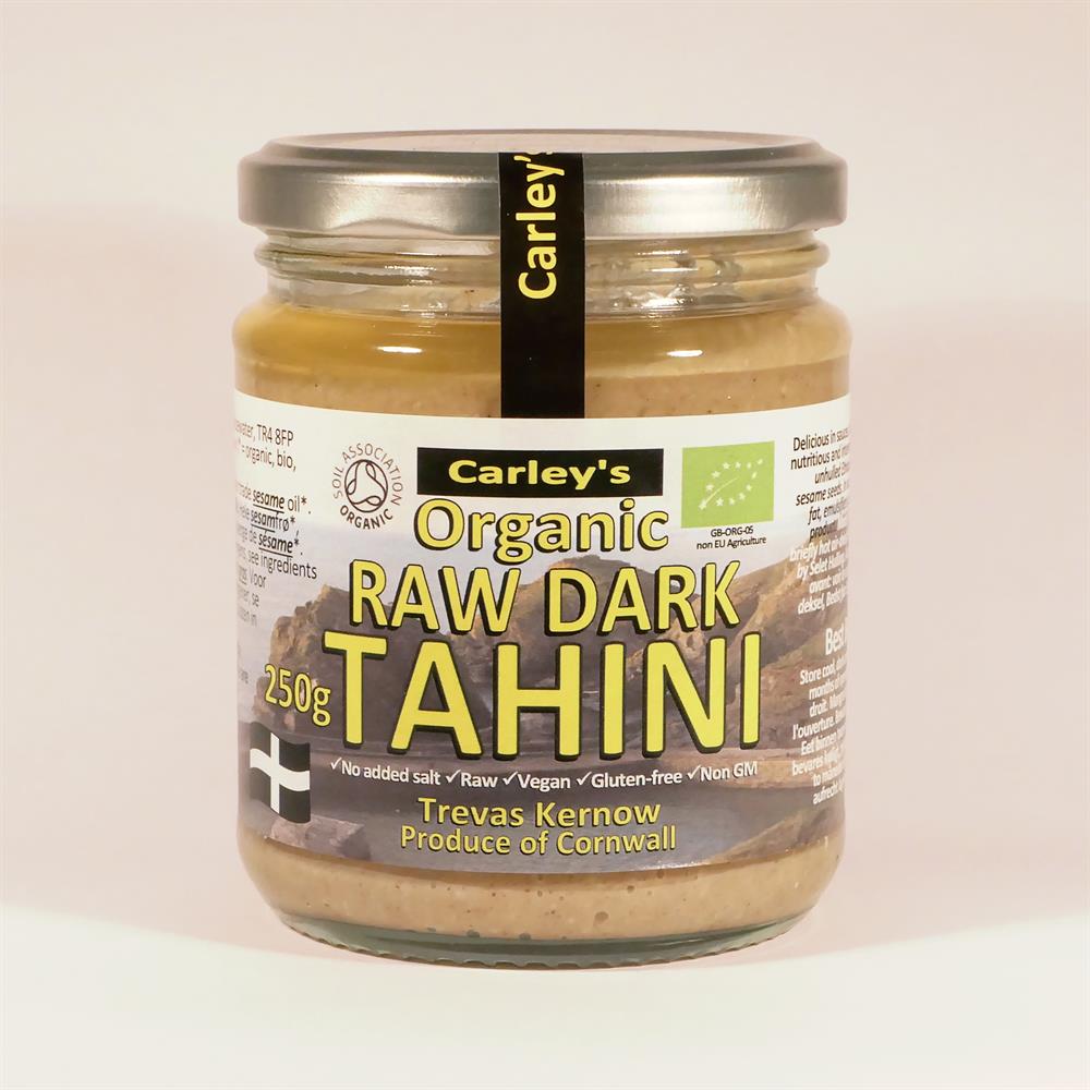 Organic Raw DARK Tahini (ft sesame oil) 250g - Greenlands Health Store