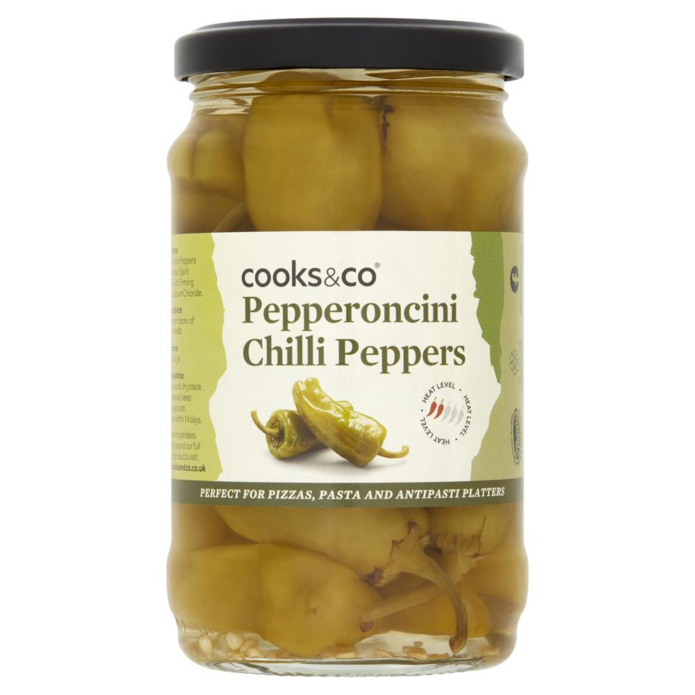 Cooks & Co Green Pepperoncini Peppers 280g - Greenlands Health Store