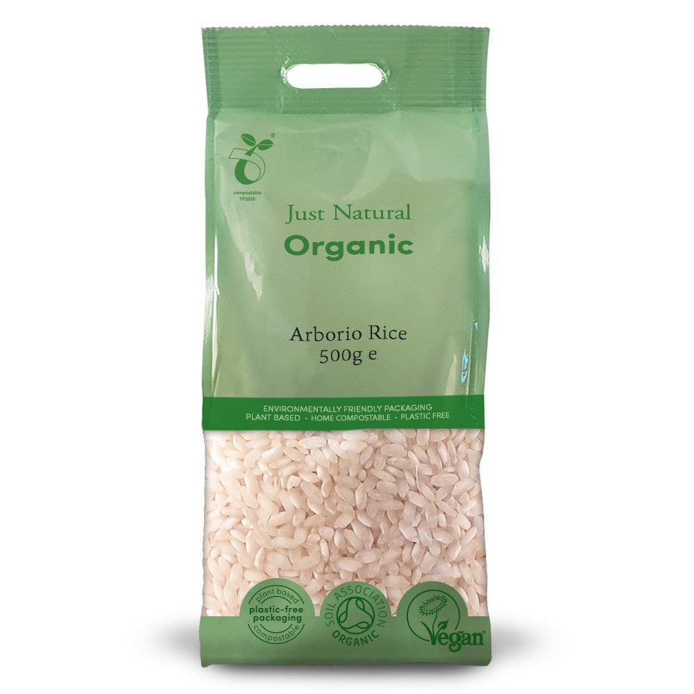 Organic Risotto Rice - Arborio 500g - Greenlands Health Store