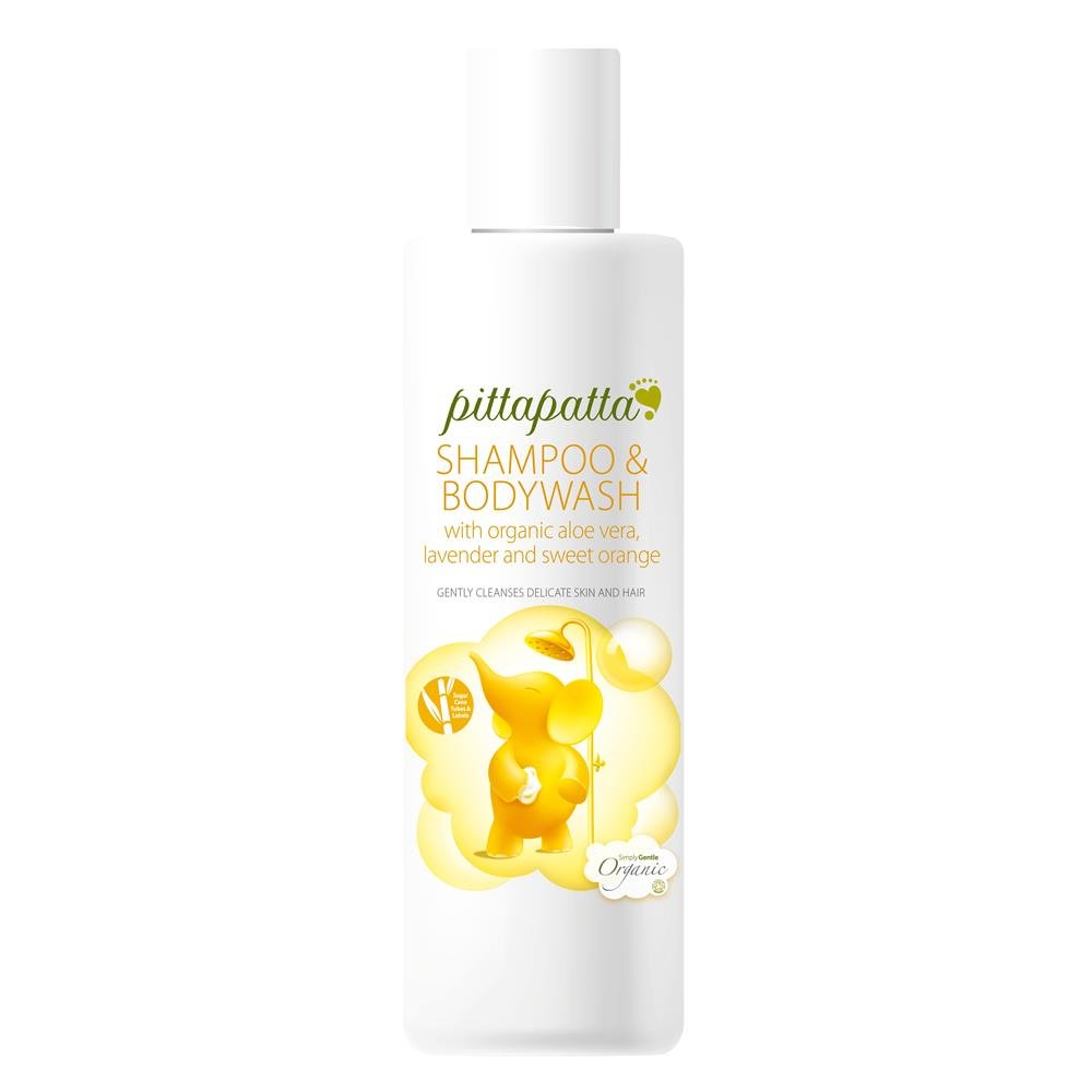 Shampoo & Bodywash with Organic Aloe Vera 200ml - Greenlands Health Store