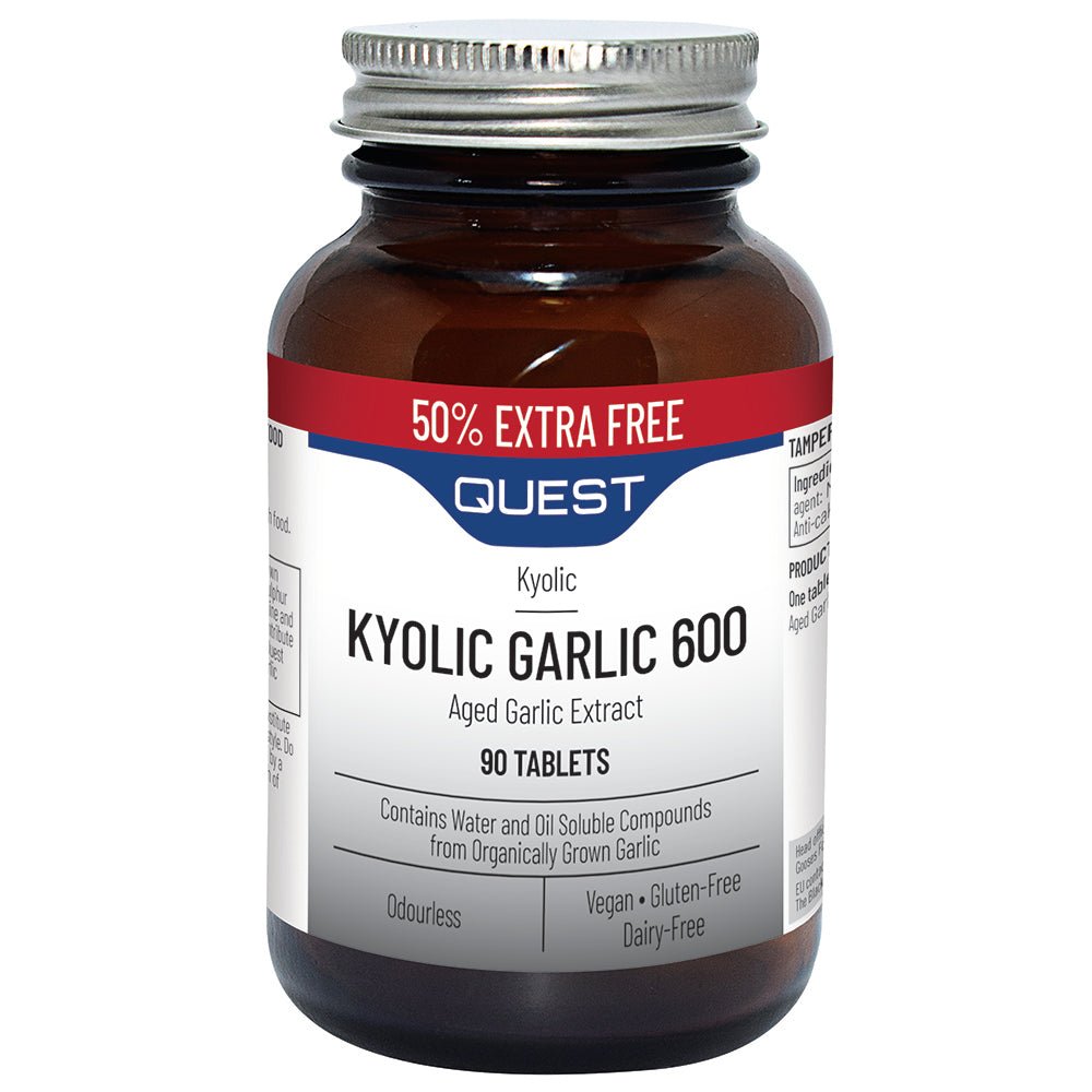 KYOLIC GARLIC 600mg E/F (50% EXTRA FREE) 90 tabs - Greenlands Health Store