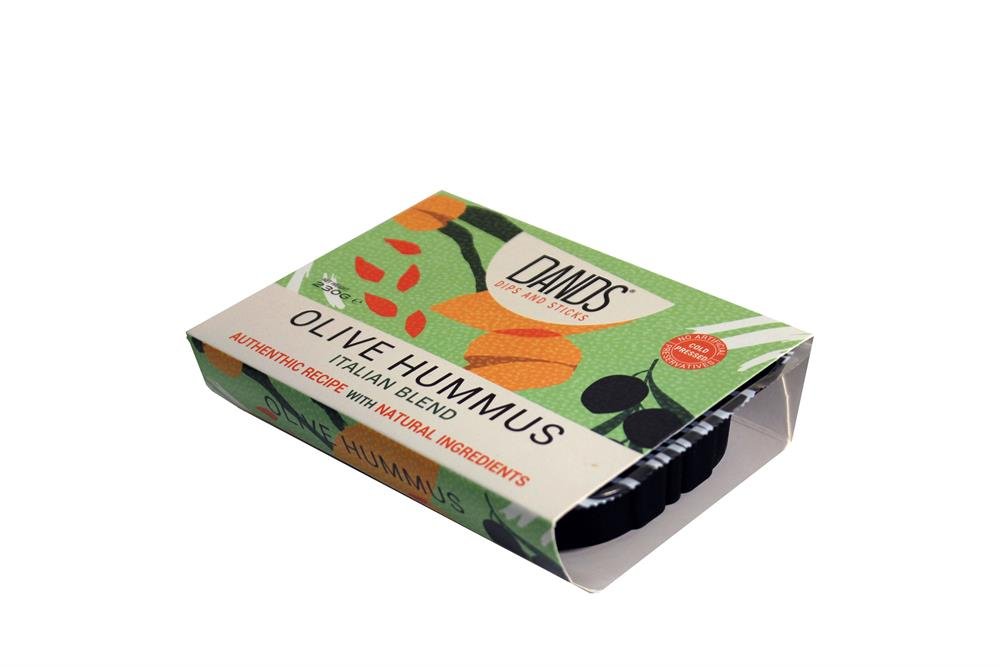 Authentic Italian Blend of Olive with Hummus Dip 230g - Greenlands Health Store