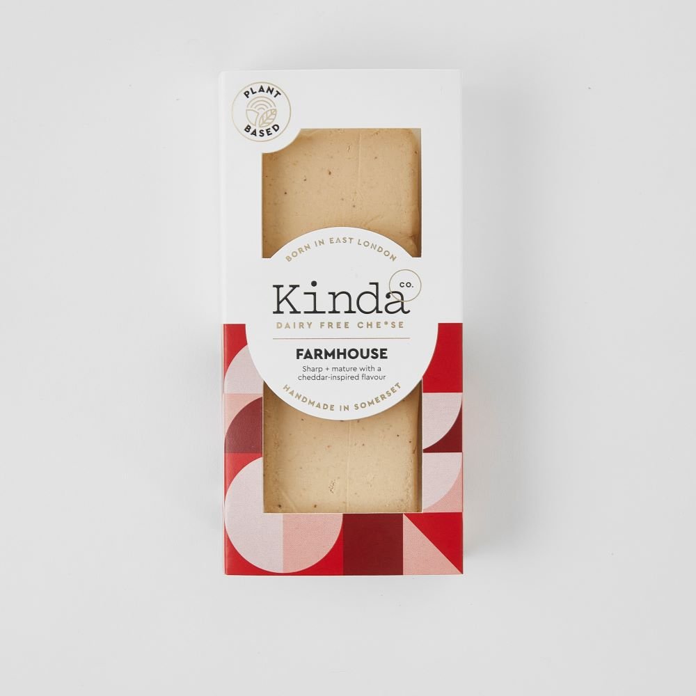 Vegan Farmhouse Cheese Block 120g - Greenlands Health Store