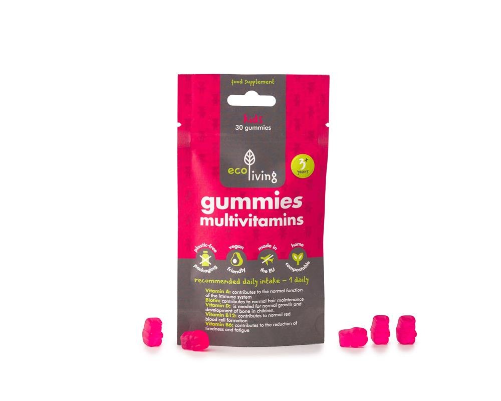 Ecoliving Multivitamin Kids - 30 Gummies - Greenlands Health Store
