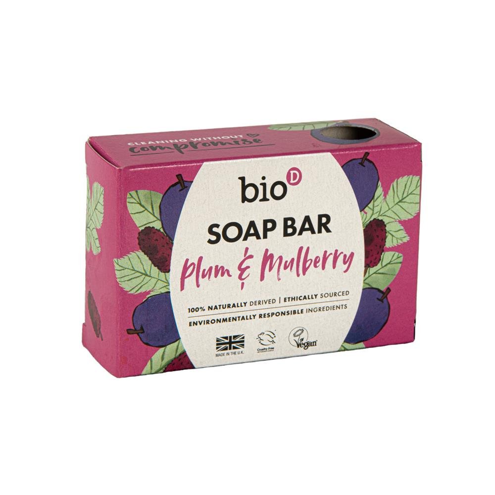 Bio - D Plum and Mulberry Boxed Soap Bar 90g - Greenlands Health Store