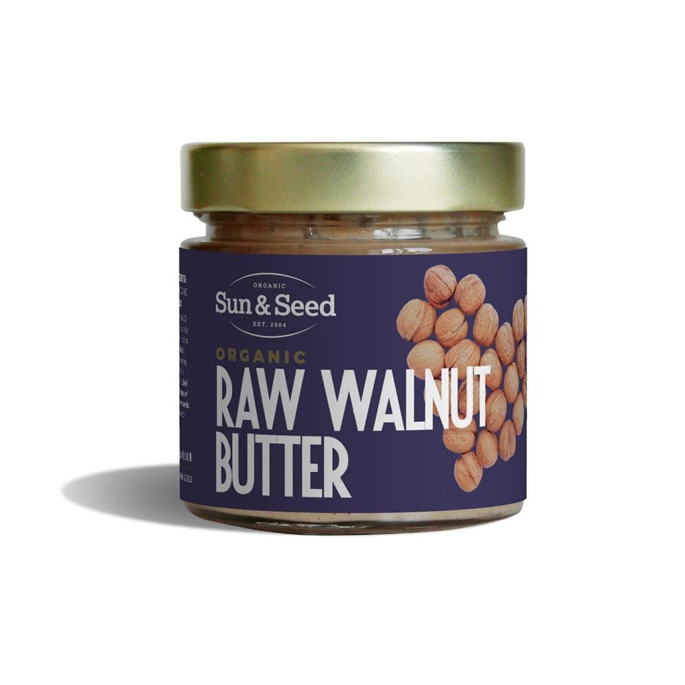 Sun and Seed Organic Raw Walnut Butter 200g - Greenlands Health Store