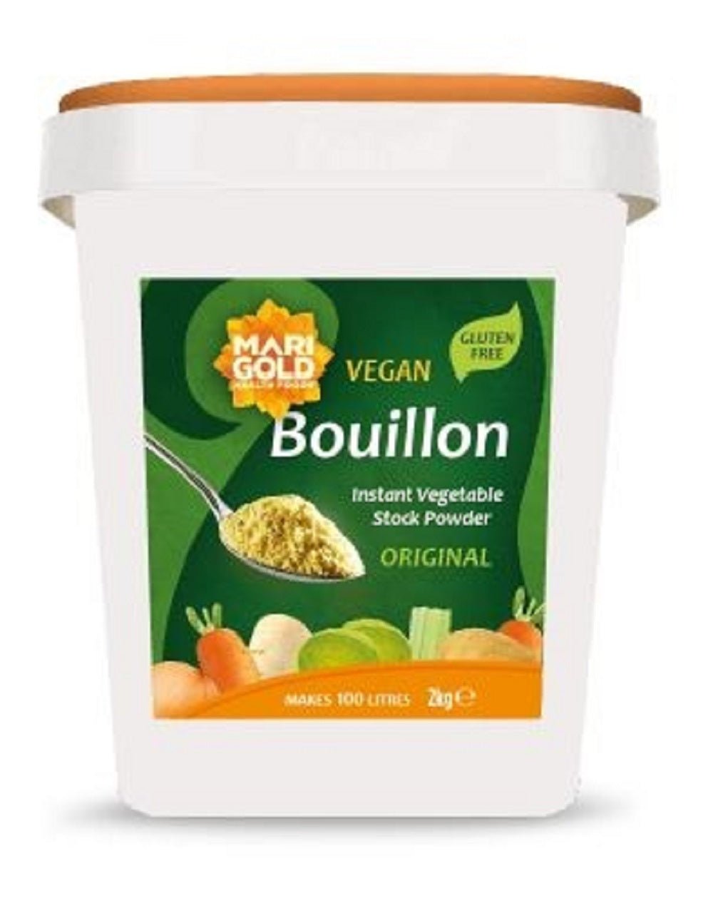 Marigold Catering Original Veg Bouillon 2kg Green - Greenlands Health Store
