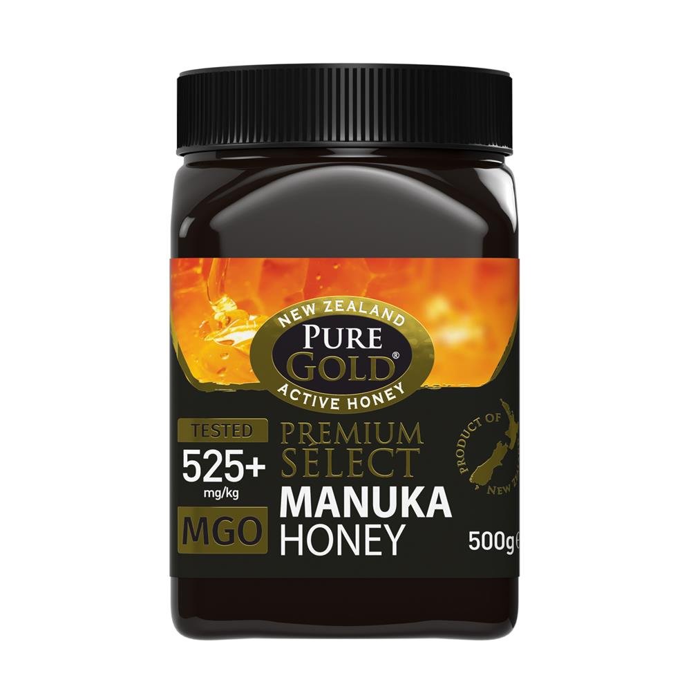 Pure Gold Premium Select Manuka Honey MGO - 525+ 500G - Greenlands Health Store