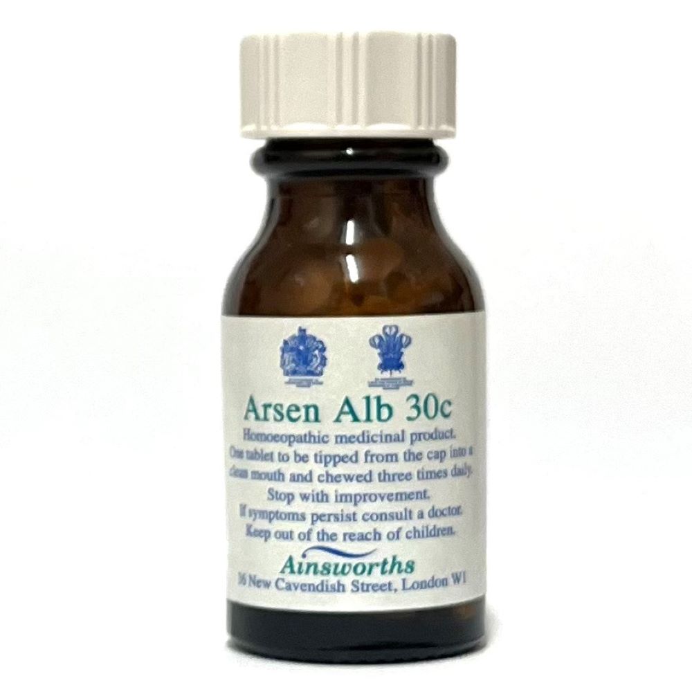 Arsen Alb 30C Single Counter Remedy 120 tabs - Greenlands Health Store