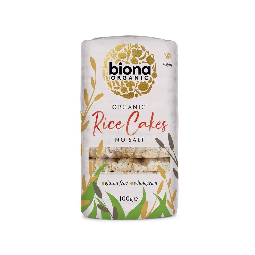 Rice Cakes no Salt Organic 100g - Greenlands Health Store