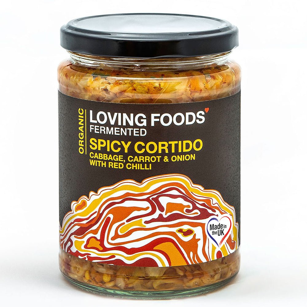 Organic Spicy Cortido Sauerkraut 475g - Greenlands Health Store
