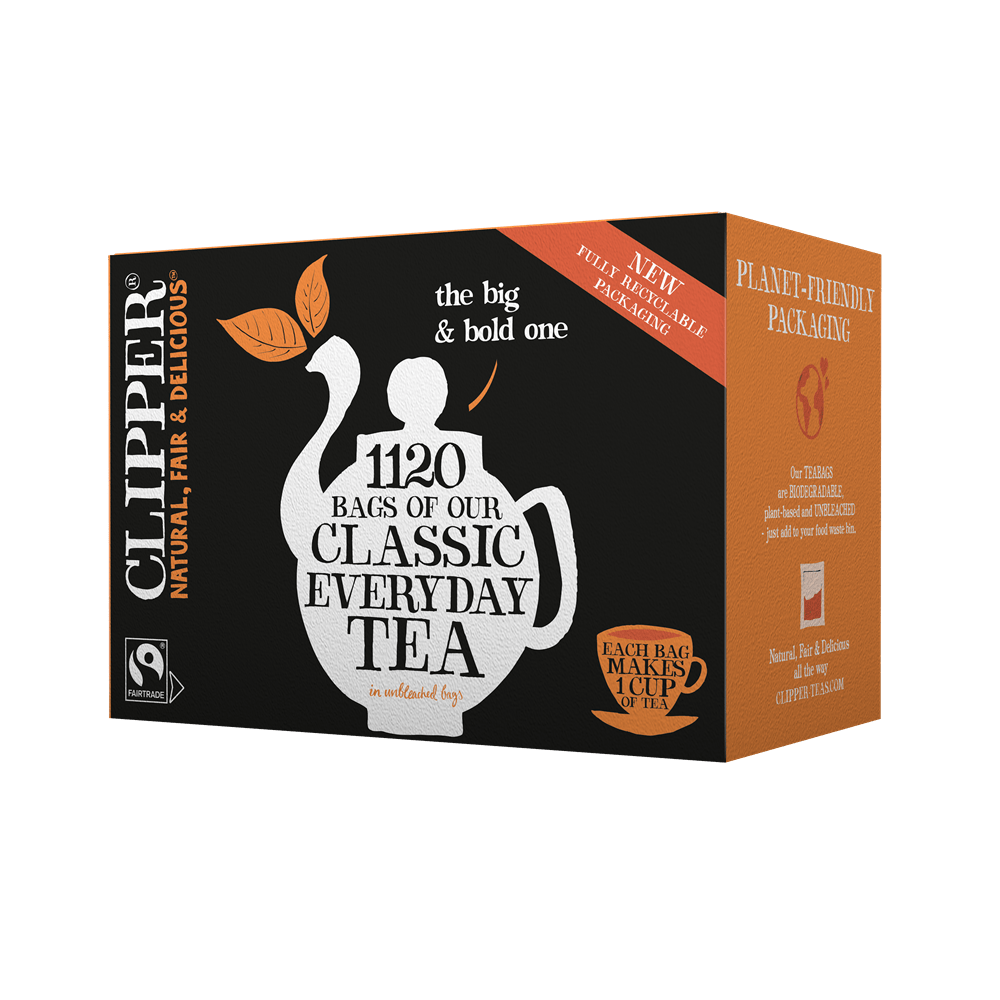 Clipper Fairtrade Everyday One Cup 1120 Tea bags - Greenlands Health Store