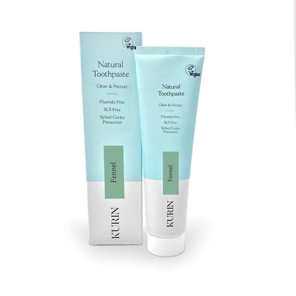 Fluoride Free Natural Toothpaste 100ml - Fennel - Greenlands Health Store