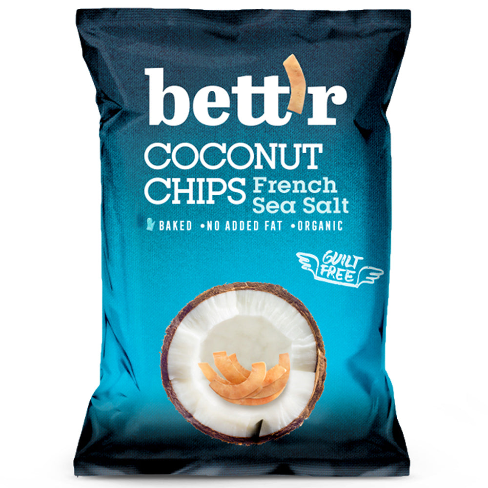 Coconut Chips with French Sea Salt 40g - Greenlands Health Store